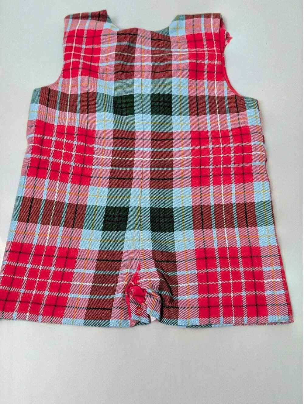 NWT TBBC The Beaufort Bonnet Company Jack Keene Jon Jon Plaid 18-24M